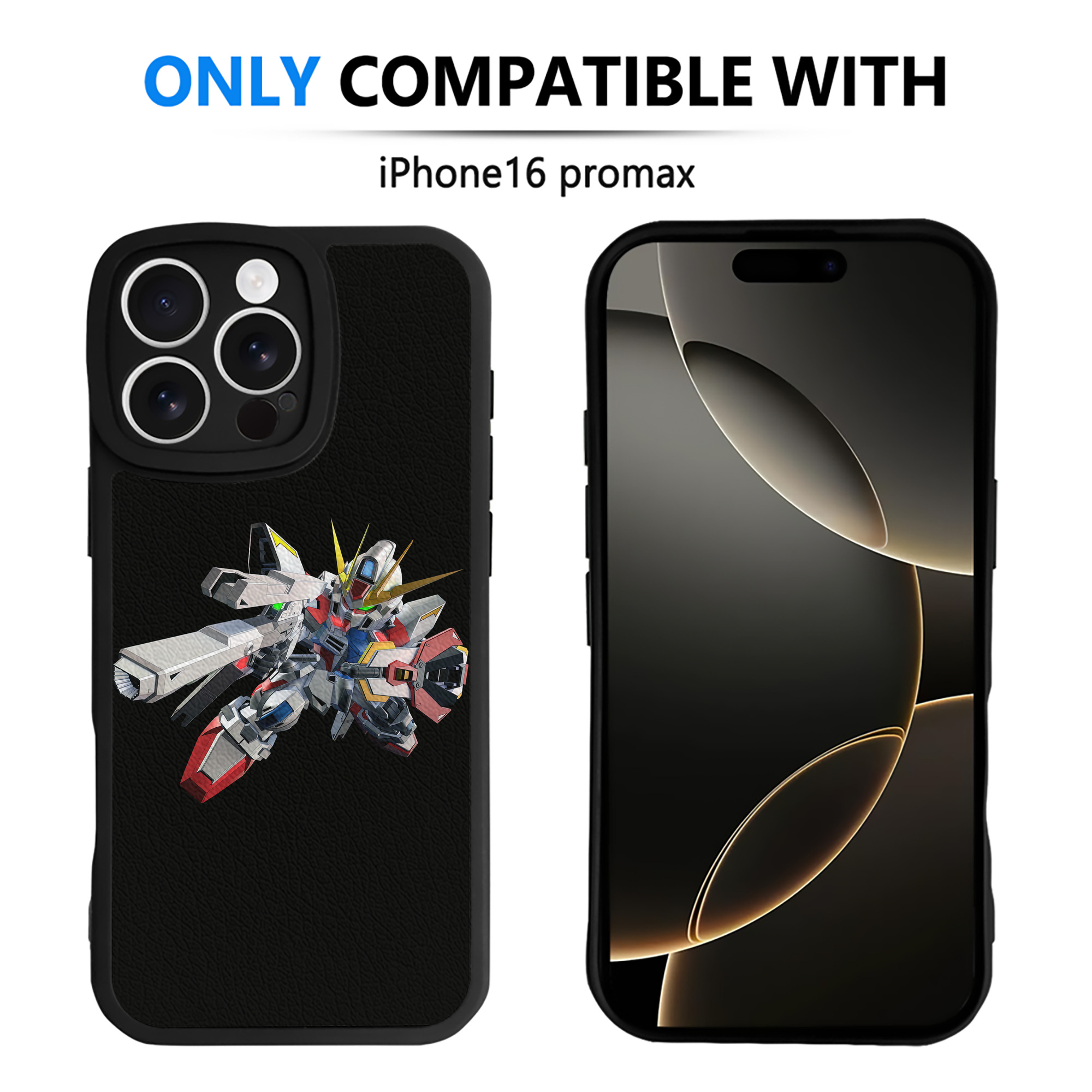 （画像用） 機動戦士ガンダム Mobile Suit Gundam 【iPhone 16シリーズ対応】シリコンスマホケース（レザー調） 材質：シリコン